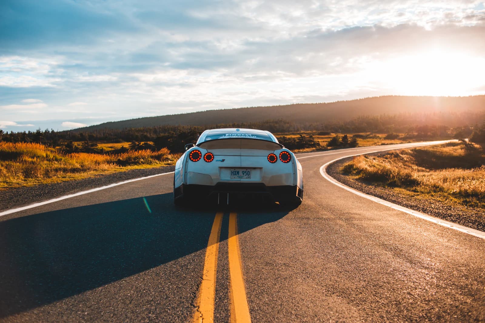 Car crash scene representing personal injury